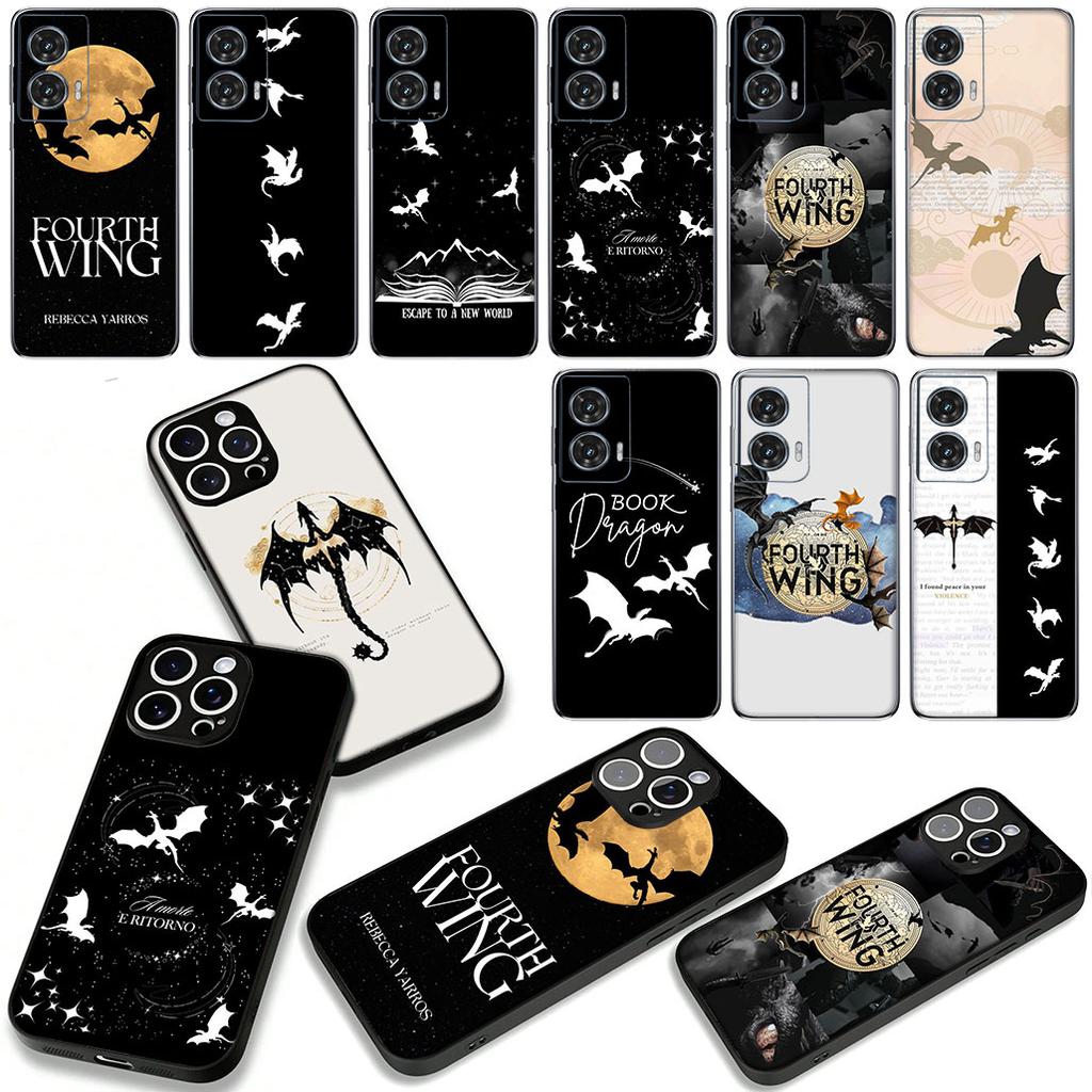 Book Fourths Wings Phone Cover Case for Xiaomi Poco X7 X6 X5 F7 F6 F8 Ultra F5 M6 M7 M8 Pro C85 C75 C65 C71 C61 Casing