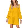 Sexy V-neck Long Sleeve Loose Dress Sexy V-neck Long Sleeve Loose Dress