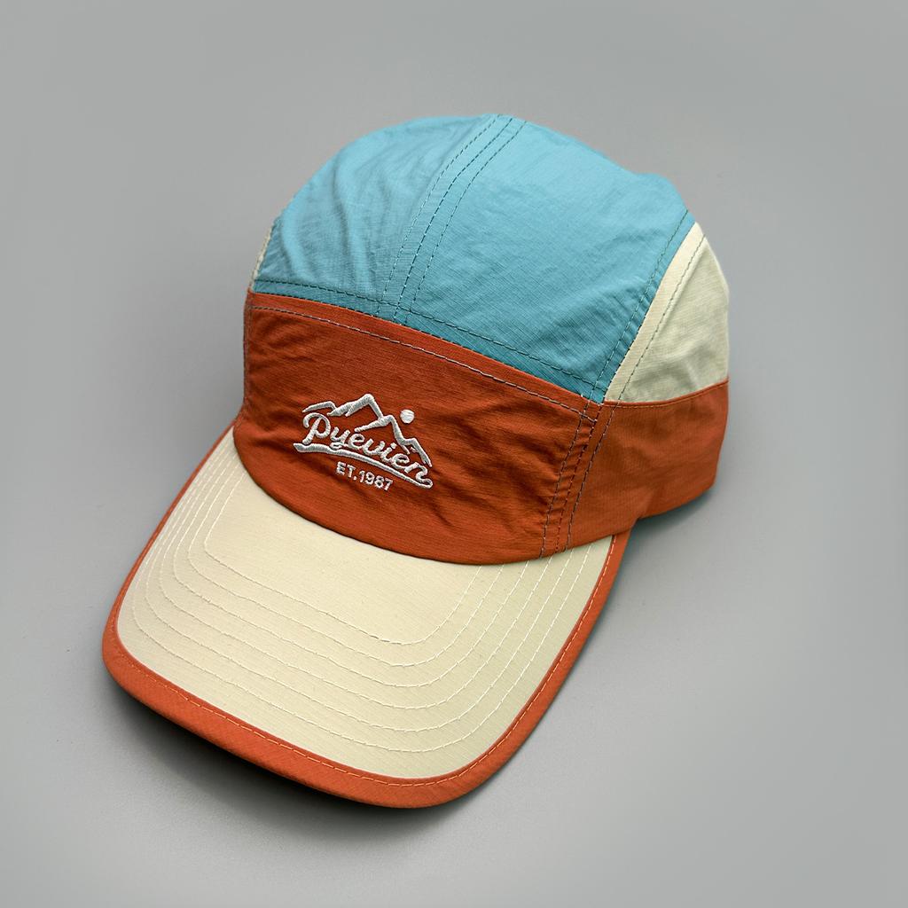 Outdoor Quick-Drying Contrasting Colors Embroidery Mountain Peak Letter Baseball Cap Men'S And Women'S Sunshade Travel Cap