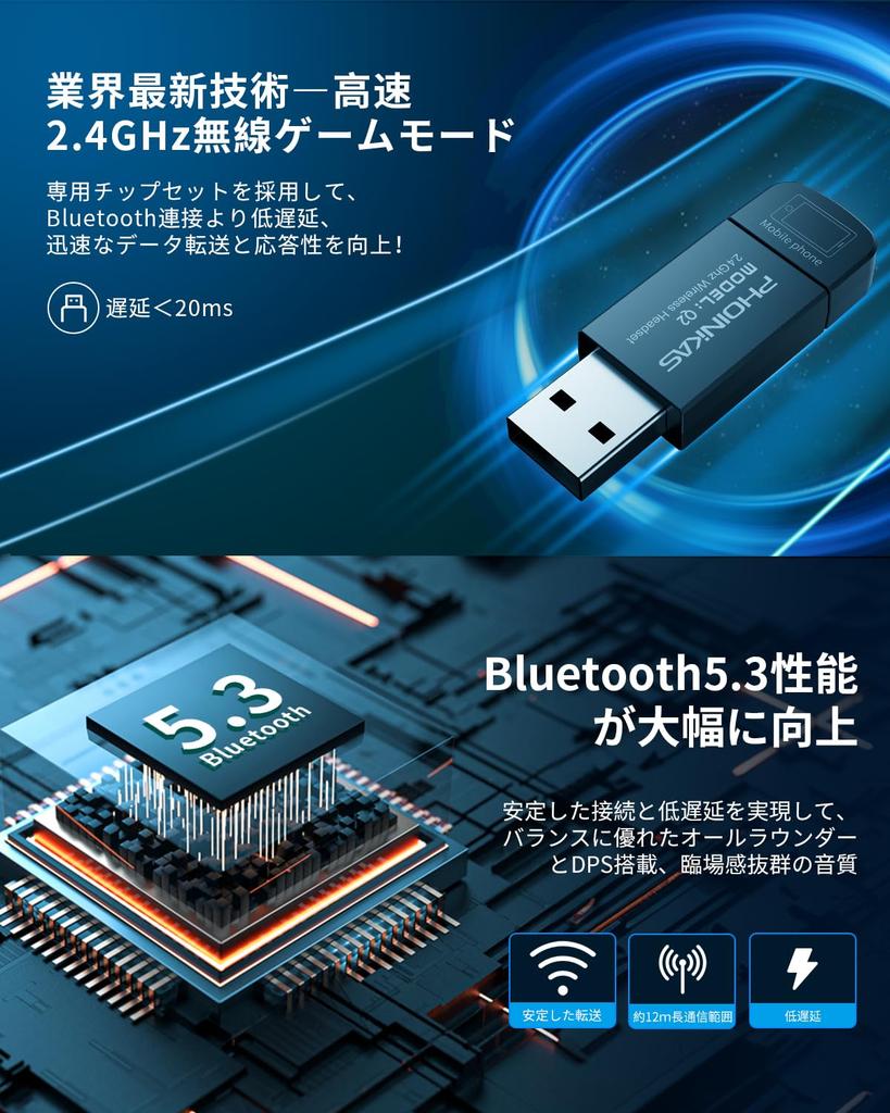Low Latency Gaming Wired and USB Bluetooth Detachable 45 Hours of Continuous Enhanced Compatible with Xbox and White Headset, Wireless, 2.4GHz, 5.3,