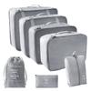 Business travel seven piece set storage bag, clothing sorting and packaging bag, travel luggage, clothing, underwear storage bag