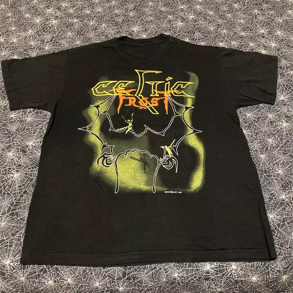 

Celtic Frost Music Tour Black T-Shirt Cotton All Size Unisex NW40 Unisex T-Shirt S