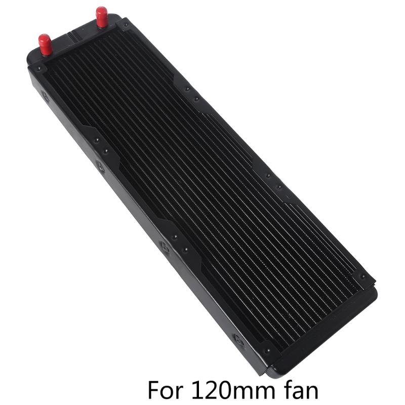 Water Cooling Computer Radiator 18 Pipe Aluminum Heat Exchanger Liquid Cooling Heat Sink for CPU PC Water Cool System