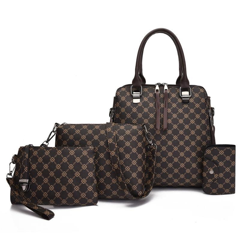 Women's bag new fashion printed handbag large capacity temperament messenger bag shoulder bag clutch bag women's high sense