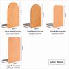 Anti-Slip Wood Book Stoppers Detachable Book Supports High Quality Wooden Bookends  School Office