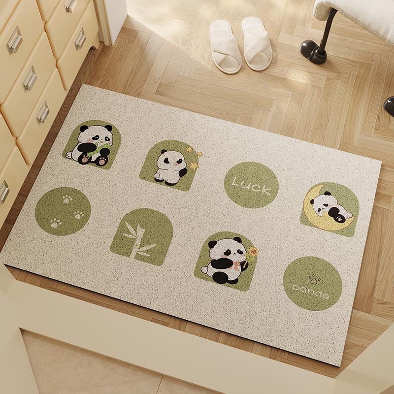 Cartoon Anti-slip Entrance Mat: Silk Loop, Dirt-resistant, Easy To Clean, Wear-resistant, Cuttable