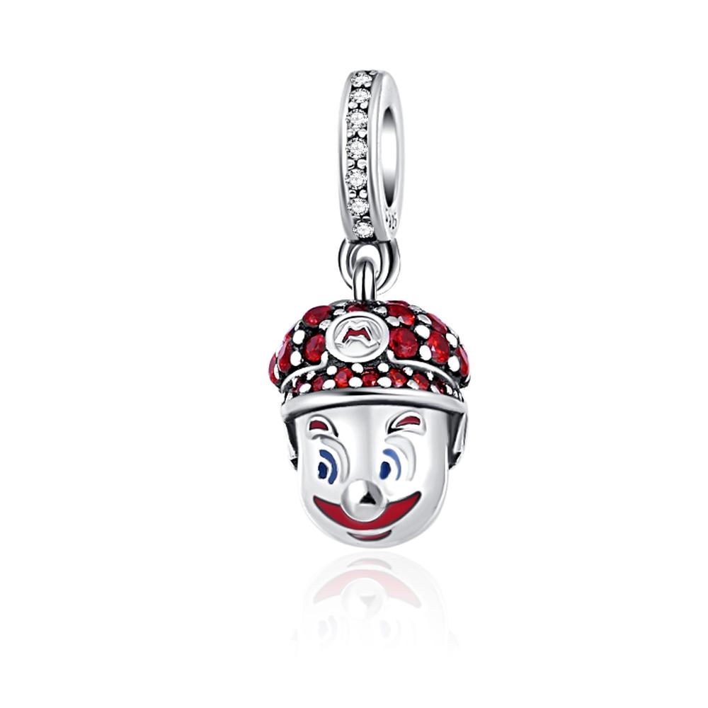 New Halloween S925 Silver Multi Character Thrilling Carnival Charm Bead Fit for Original Bracelet DIY Boutique Jewelry