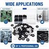 250/500PCS Plastic Washer Assortment Sealing Ring  for Screw Bolt