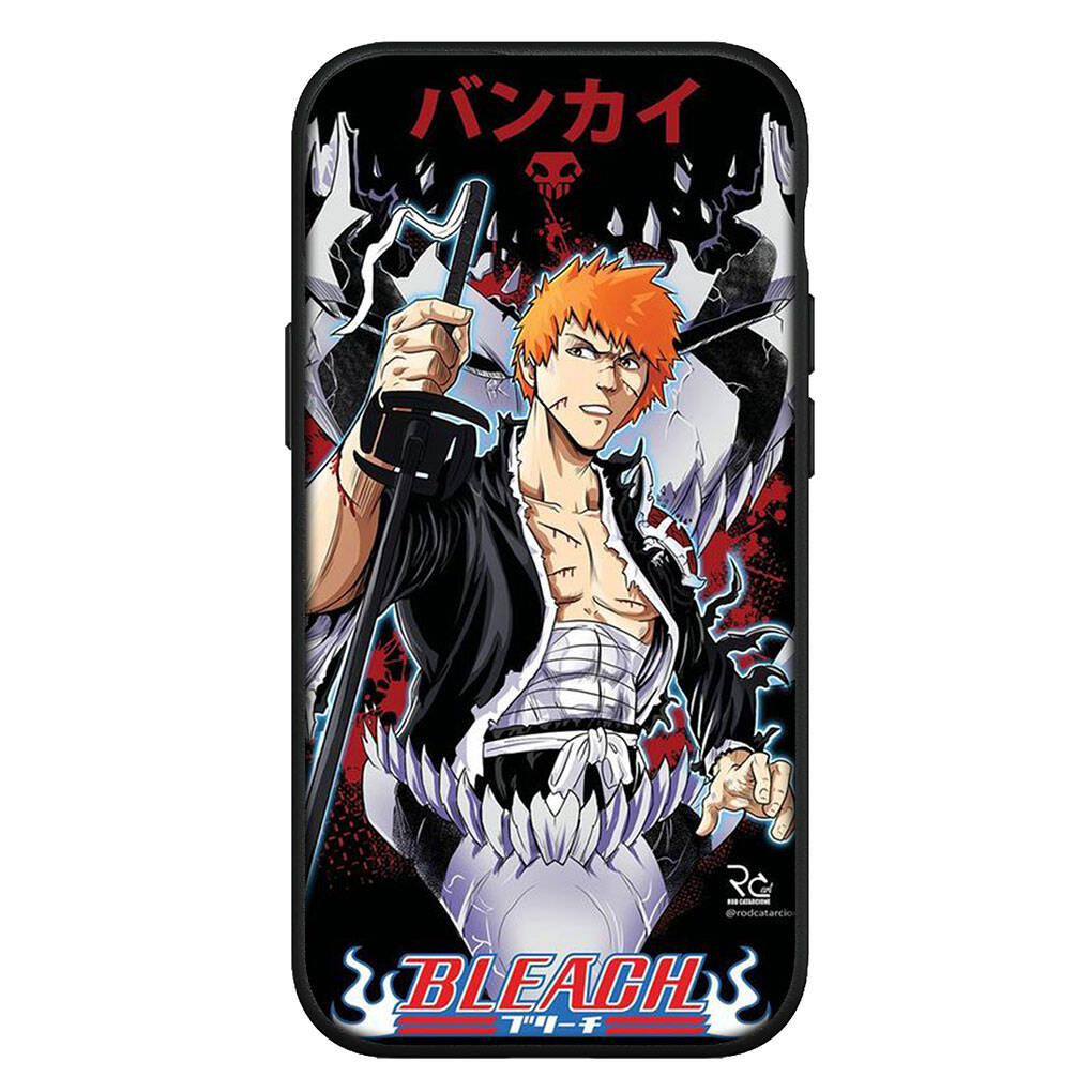 Hülle für iPhone 17 16 15 Xiaomi Poco Redmi Note 14 13 12 11 Pro Max X 9 16e Samsung Galaxy S25 S24 S23 OPPO Huawei Bleach Kurosaki Ichigo Handyhülle