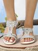 2025 Summer Women's Casual Flat Heel Sandals – New Ladies' Cross-Border Style