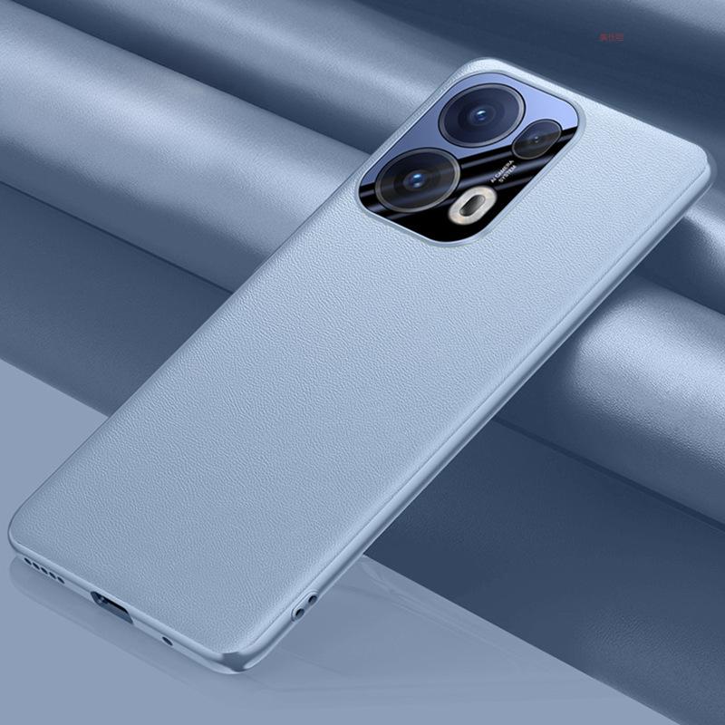 

Подходит для чехла для мобильного телефона Opporeno13pro Тонкий объектив Полностью закрывающий Reno13 Ударопрочный Бизнес Мужской Поростой кожаный чехол OPPO Reno 13