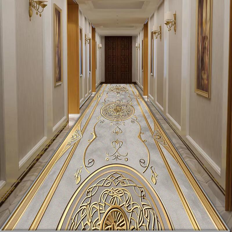 Moderne Luxus Flur Läufer Dekoration Schlafzimmer Waschbarer Flurteppich Chinesischer Stil Eingangsteppich Eingangsbereich Lobby Rutschfeste Matte Treppen