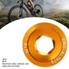 3pcs M19 Crank Cover Screws Rustproof High Accuracy Aluminum Alloy Bike Crank Cover Screws for Mountain Bike
