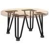 Vidaxl Nogi Do Stołu Hairpin, 4 Szt., Czarne, 20 Cm, Lita Stal