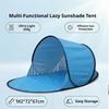 Pop Up Beach Tent UV Protection UPF50+ Silver Coating Instant Portable Sun Shade Tent for 1 Person Camping Picnic Outdoor Use