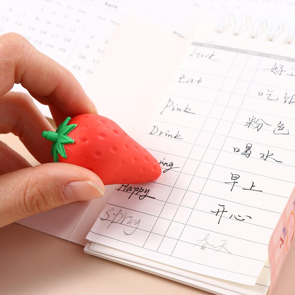Office Supplies Big Fruit Erasers Students Stationery Correction Supplies Soft Pencil Erasers