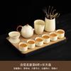 Huang Ru Kiln Kung Fu Tea Set 1011 New Home Office High-end Brewing Teapot Cover Bowl Teacup Complete Set