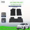 Durable Black Nylon Floor Mats for JAC iEV6S (2016-2017)