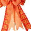 Buffalo Plaid Bow Home Indoor Outdoor Decorations Thanksgiving Wreath Bow