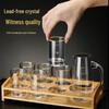 FANKAQI Crystal Glass Baijiu Drinkware Set with Scale
