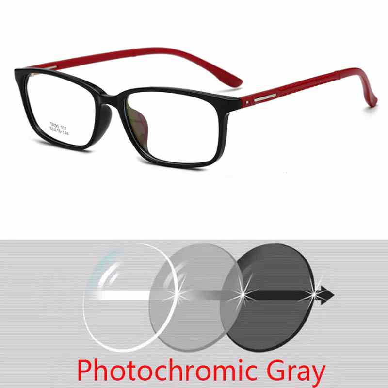 Ultralight  Myopia Glasses Women&Men Fashion Square Plastic Frame Anti Blue Nearsighted Glasses With -0.5 -1.0 -1.5 To -6.0