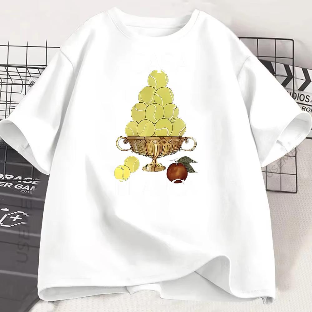 Küstenmeerlandschaft Retro Grafikdruck Kurzarm T-Shirt Unisex Unisex Unisex Strandurlaub Lässig Streetwear Baumwoll Tops