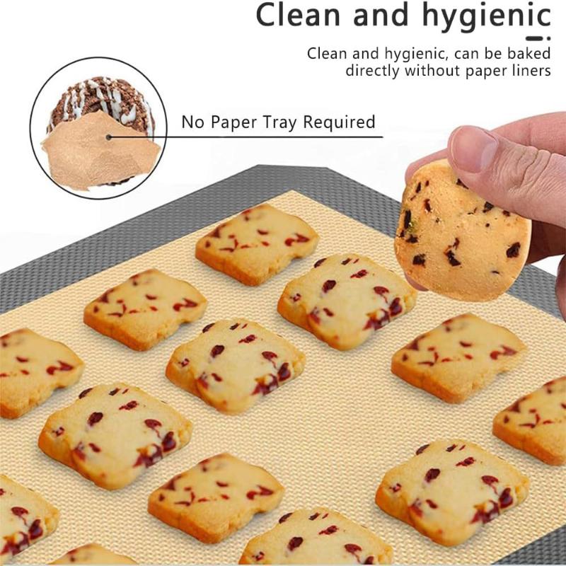 Silicone Baking Mat Sheet Reusable Baking Cookie Sheet Non-Stick Heat Resistant Baking Mat For Oven Grill Microwave Kitchen Tool