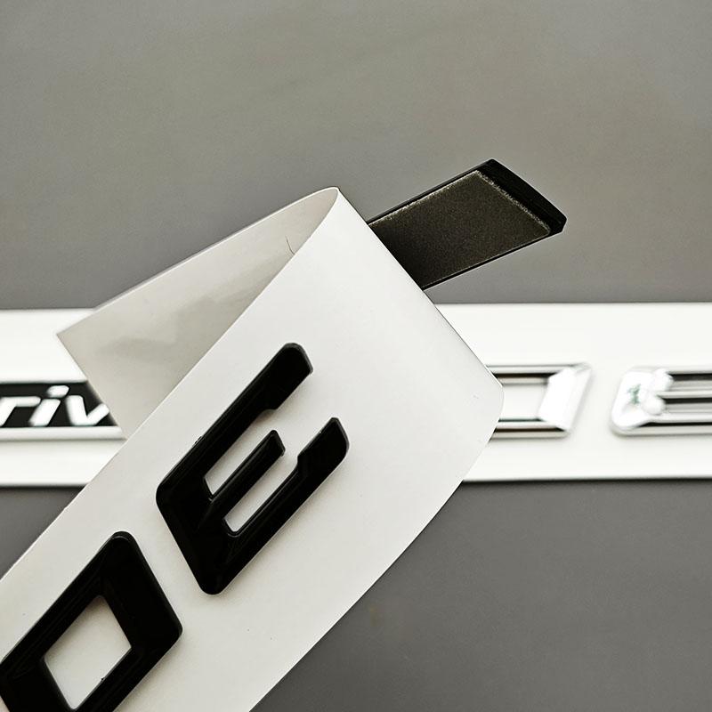 3D ABS Car Styling Rear Trunk Badge Side Fender Emblem Logo XDrive 30e XDrive Sticker For BMW X2 X3 G01 F39 Exterior Accessories