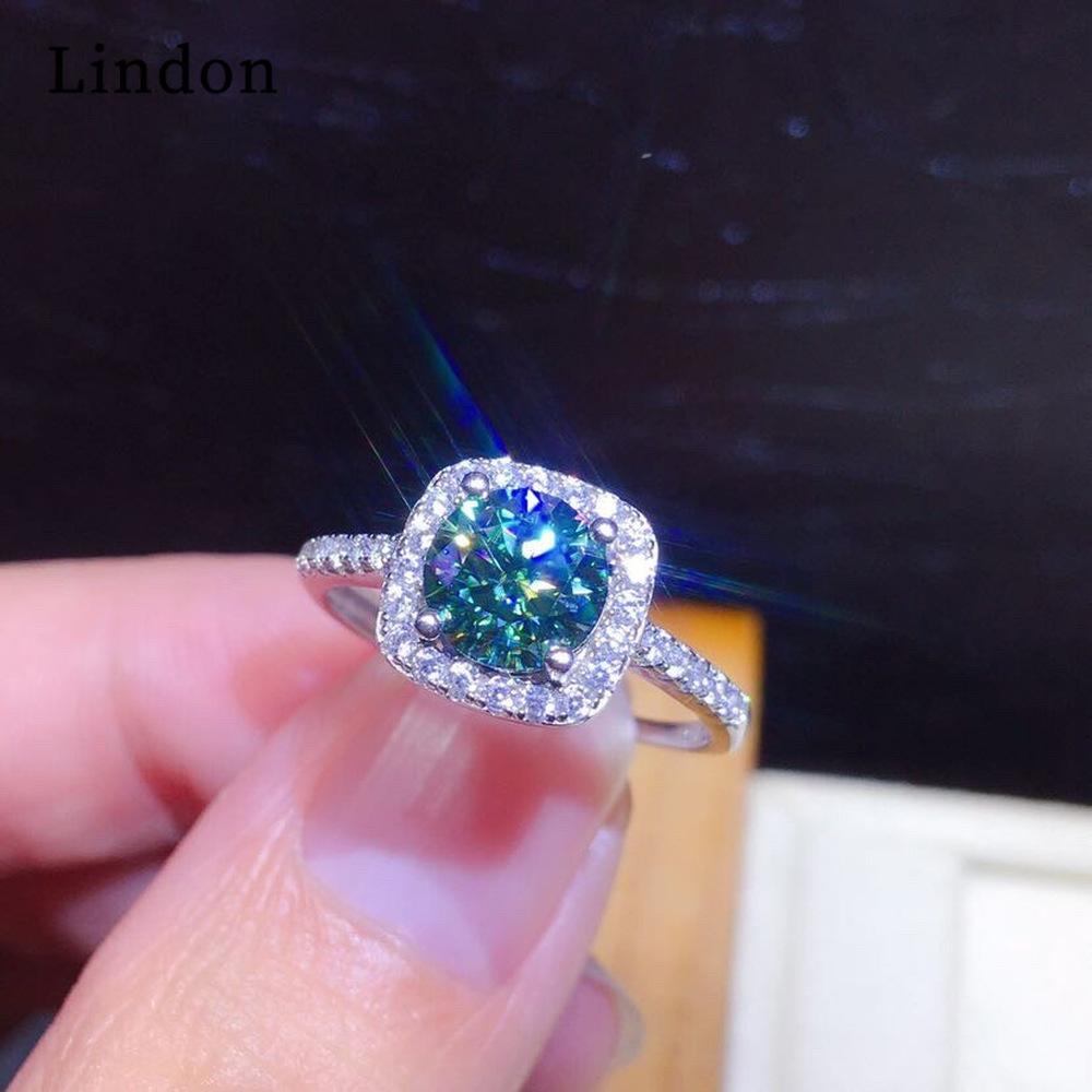 Lindon Classic Zircon Ring Ladies Jewelry Wedding Promise Party Gift