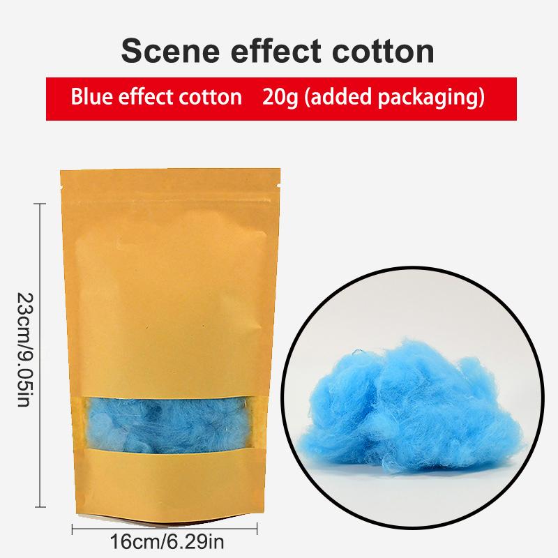 

20 г Имитация хлопка для эффекта дыма, пыли и брызг воды Модель танка, имитация взрыва, хлопок для создания облакообразной формы синий