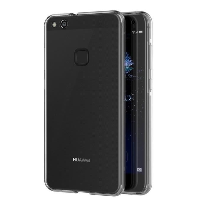 Huawei P10 LITE Case - Phonillico - Ultra Slim - Soft Silicone - Transparent - Maximum Protection