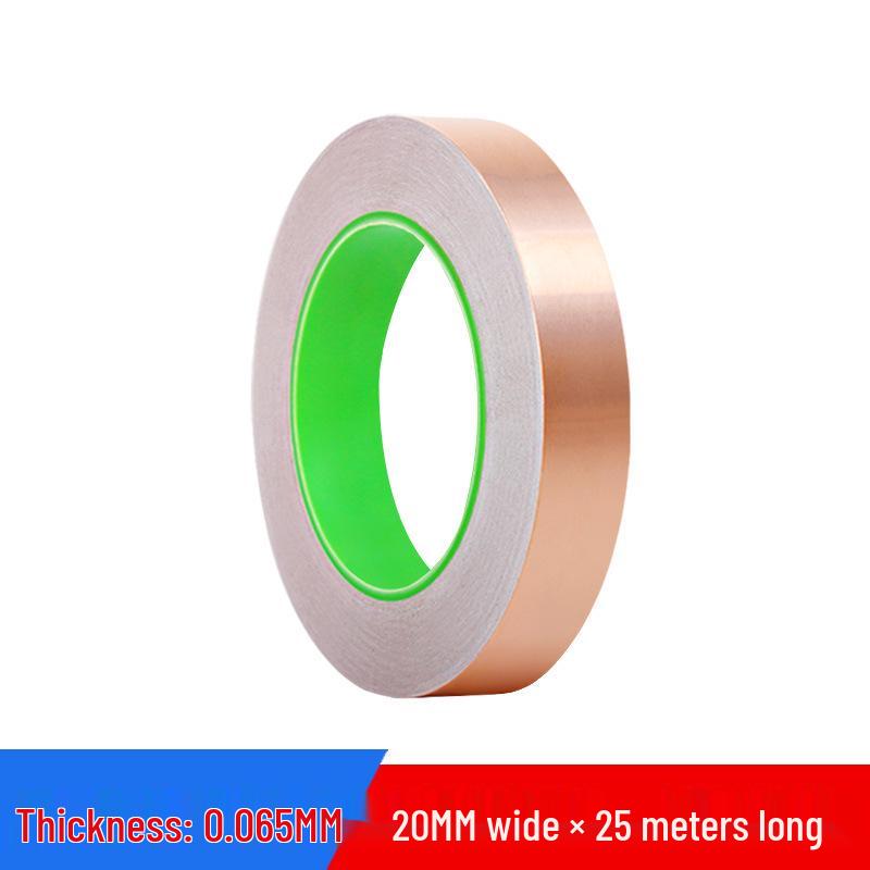 Double-Sided Conductive Copper Tape for Shielding, DIY Circuit Mods, Heat Dissipation, and Temperature Resistance