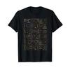 Modular Synthesizer Player T Shirt Vintage Washed Designer Clothes Slightly Versatile Fashion Graphic Comfortable
