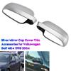 Silver Mirror Cap Cover Trim Accessories for Volkswagen Golf MK4 1998-2004