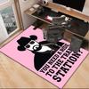 Western Adventure Romance Office Rug Chair Mat, Game Carpet, Suitable for Front Door, Bedroom, Living Room, Desk, Holiday Gift