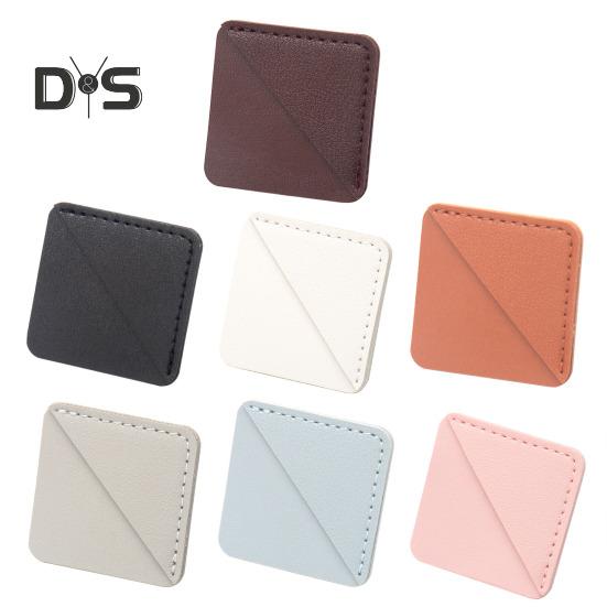 

7 шт. квадратная закладка из искусственной кожи в стиле ретро, квадратная закладка для книг, аксессуары для книг ручной работы, зажимы для страниц разноцветный