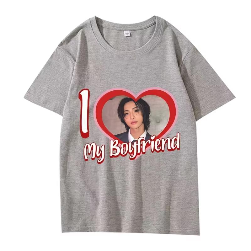 Ateez Seonghwa KPop T Shirt Unisex Women Oversized Cotton Hot Sale Short Sleeve Summer Fashion Print Unisex Plus Size Tops