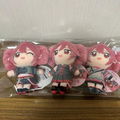 Kasane Teto Nuipurike Osuwari 2 Plush Doll Mascot Toy Set 3 Japan