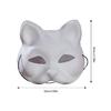 Cats Masquerade Mask Unpainted Mask with Acrylic Paint and Paint Brush for Kid Adult Halloween Masquerades Kid Birthday