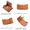 AGILITY affa "Lion" Mini Wallet, Tri-fold Wallet, Ultra-Small Leather Wallet, Genuine Leather, Mini, Small, Thin