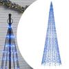 LED Christmas Tree 1534 LEDs Blue 500 Cm