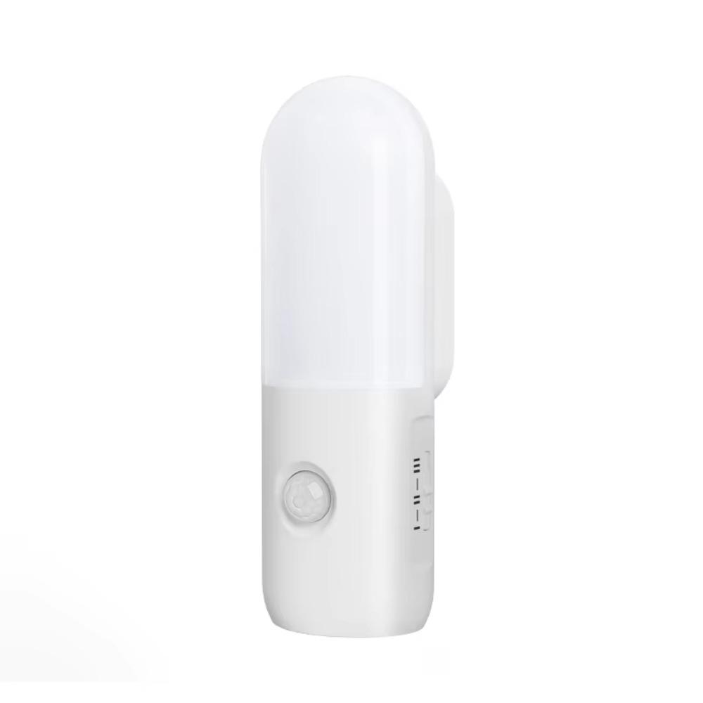 

USB Rechargeable Stair Lamp LED Sensor Light for Staircases Bathrooms Hallways Toilets білий