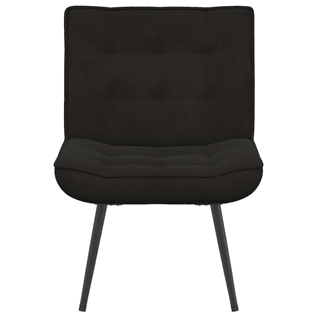 Relax Armchair In Black 64 X 74 X 84 Cm Velvet