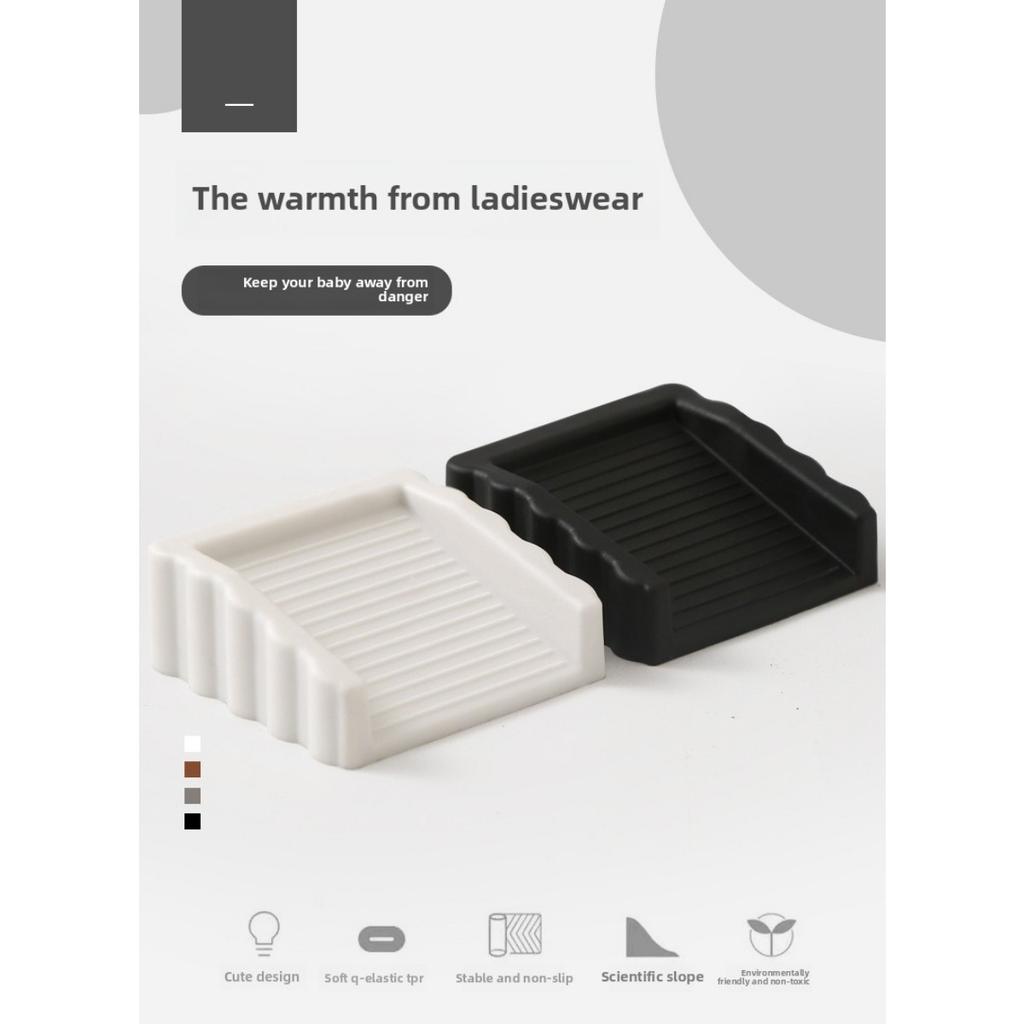 [Windproof Door Stopper] Windproof Door Stopper | Creative Plastic Matte Surface Wedge, Safety Door Blocker, Anti-Collision Door Stopper