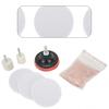 8pcs Glass Polishing Kit Convenient Felt Polishing Wheel Practical