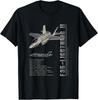 Camiseta F35 Lighting II Especificação de Aeronave