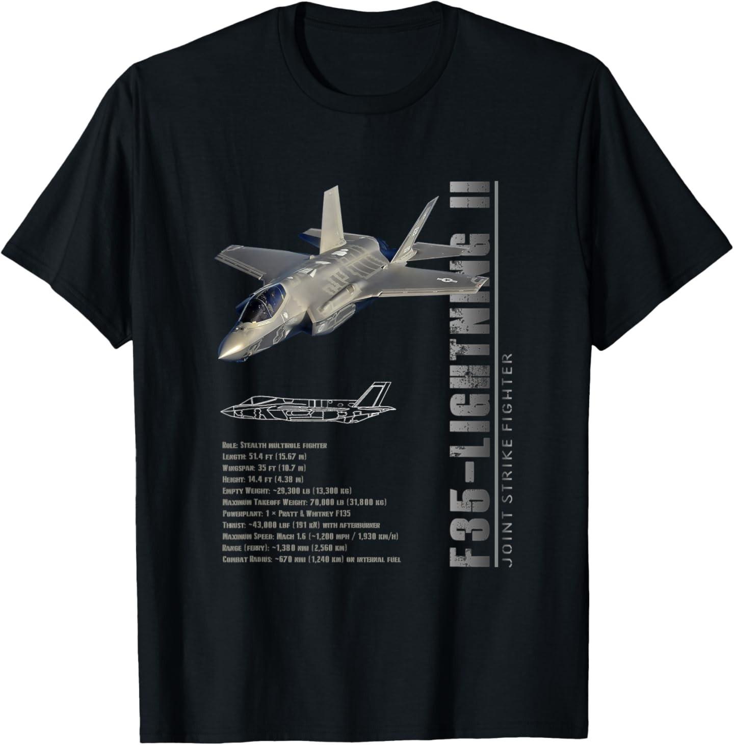 Футболка F35 Lighting II Aircraft-Spec S разноцветный