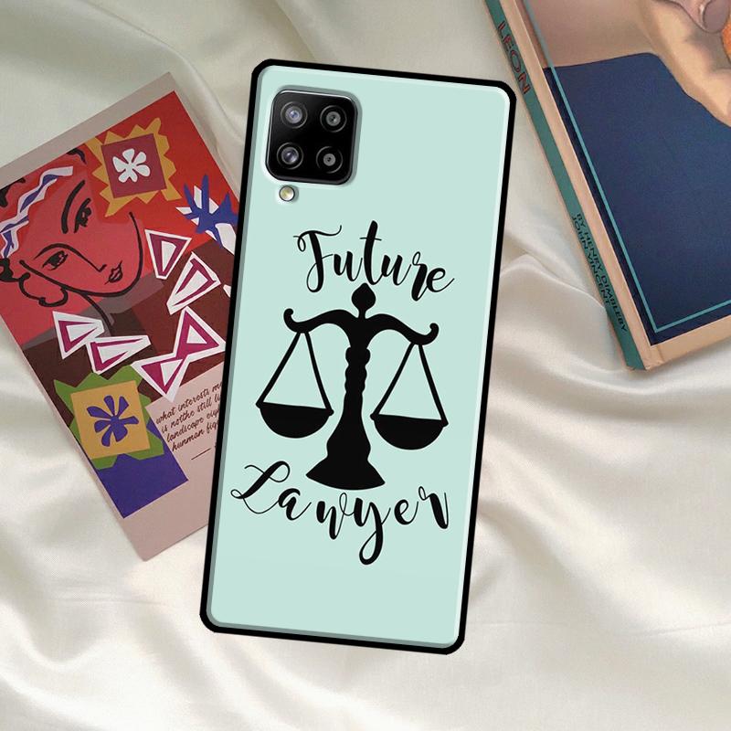 Lawyer Judge Pattern Art Case For Samsung Galaxy A52 A32 A12 A33 A06 A16 A26 A36 A56 A15 A53 A13 A34 A54 A14 A35 A55