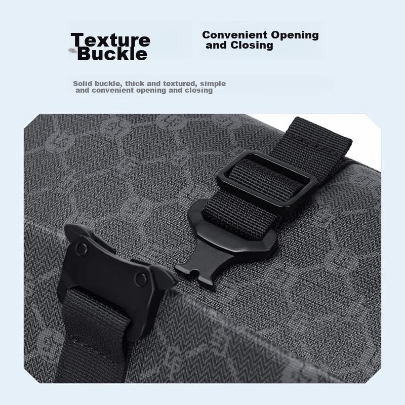 GOLF Shoulder Bag, Crossbody Bag, Wear-Resistant, Business and Commuter Square Bag, Black, 260*180*80mm