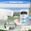2Pcs Pool Hose for Above Ground Pools 1.5In Diameter 59In Length Replacement Swimming Pool Pump Hose with Hose Clamps